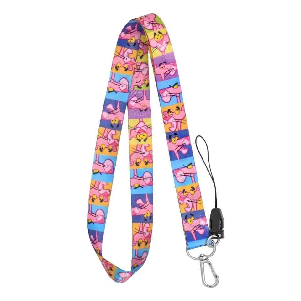 Pembe Panter Boyun Askı İpi (a88)