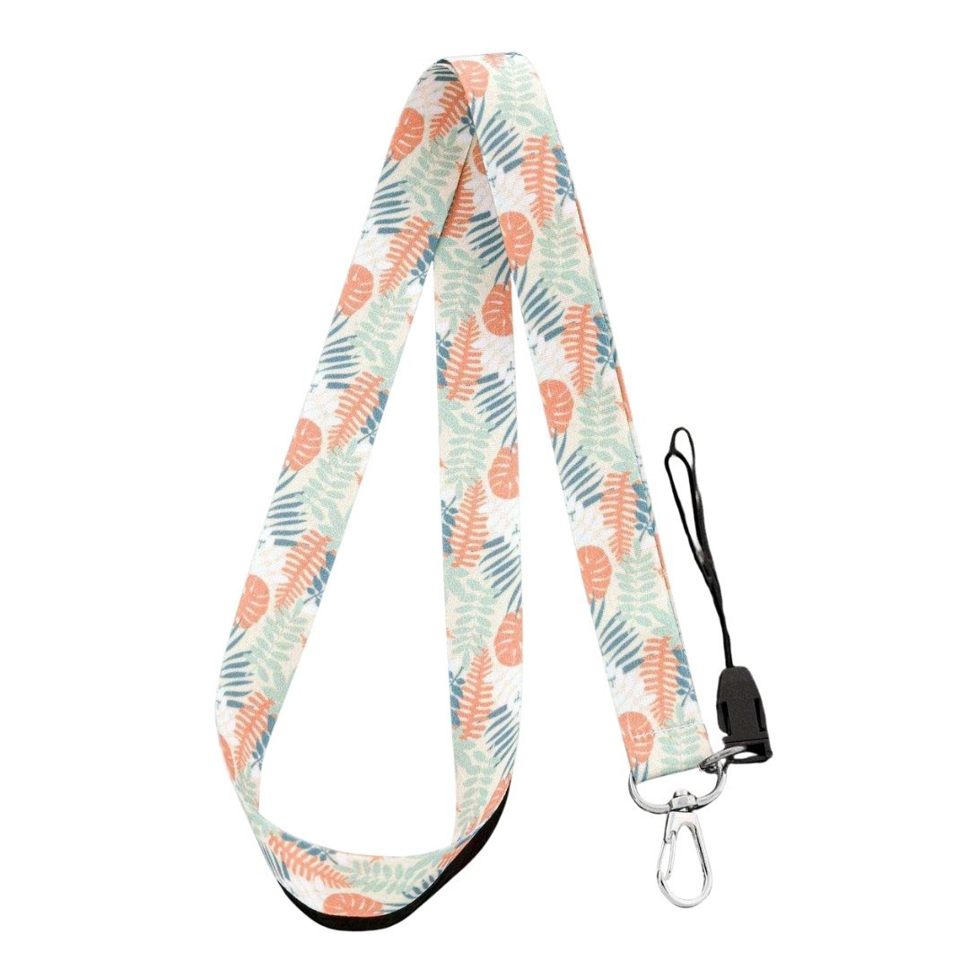 Yaprak Temalı Çok Renkli Boyun Askı İpi (a108)
