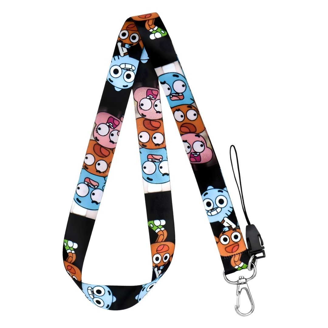 Gumball ve Darwin Temalı Boyun Askı İpi (a114)