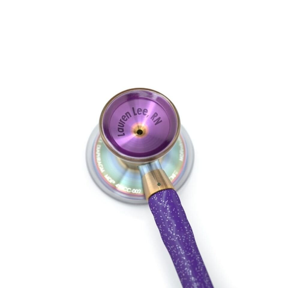 Mdf Stetoskop Procardial Işıltılı Mor Gökkuşağı