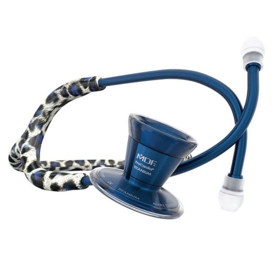 Mdf Stetoskop Procardial Leopar Mavi