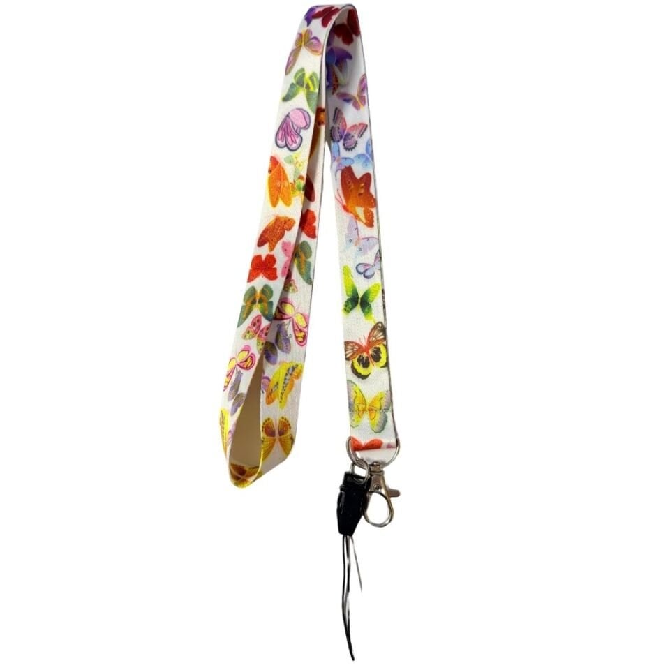 Butterfly Temalı Boyun Askı İpi (b1)