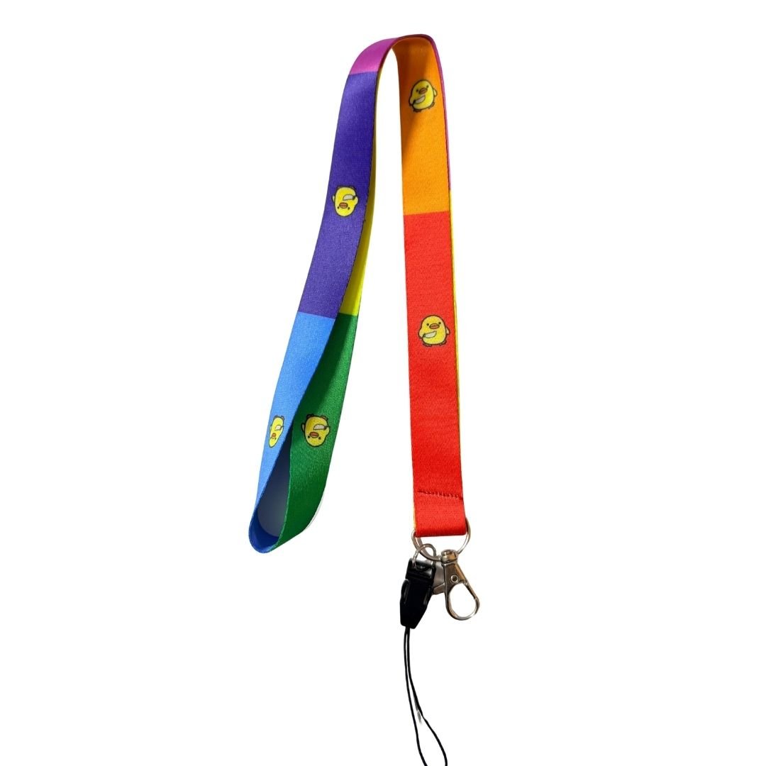 Gökkuşağı Katil Civciv Temalı Boyun Askı İpi (b7)