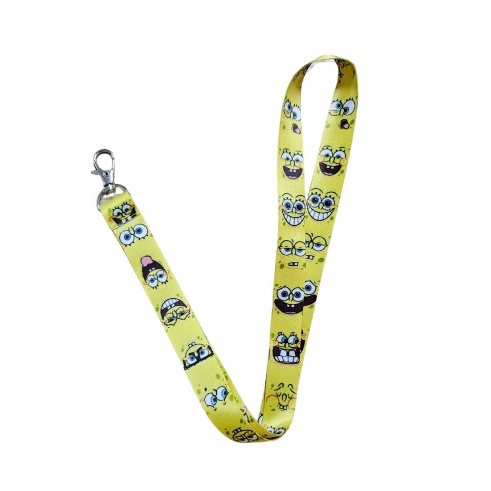 Sünger Bob Yaka Kartlık (boyun askı ipi)