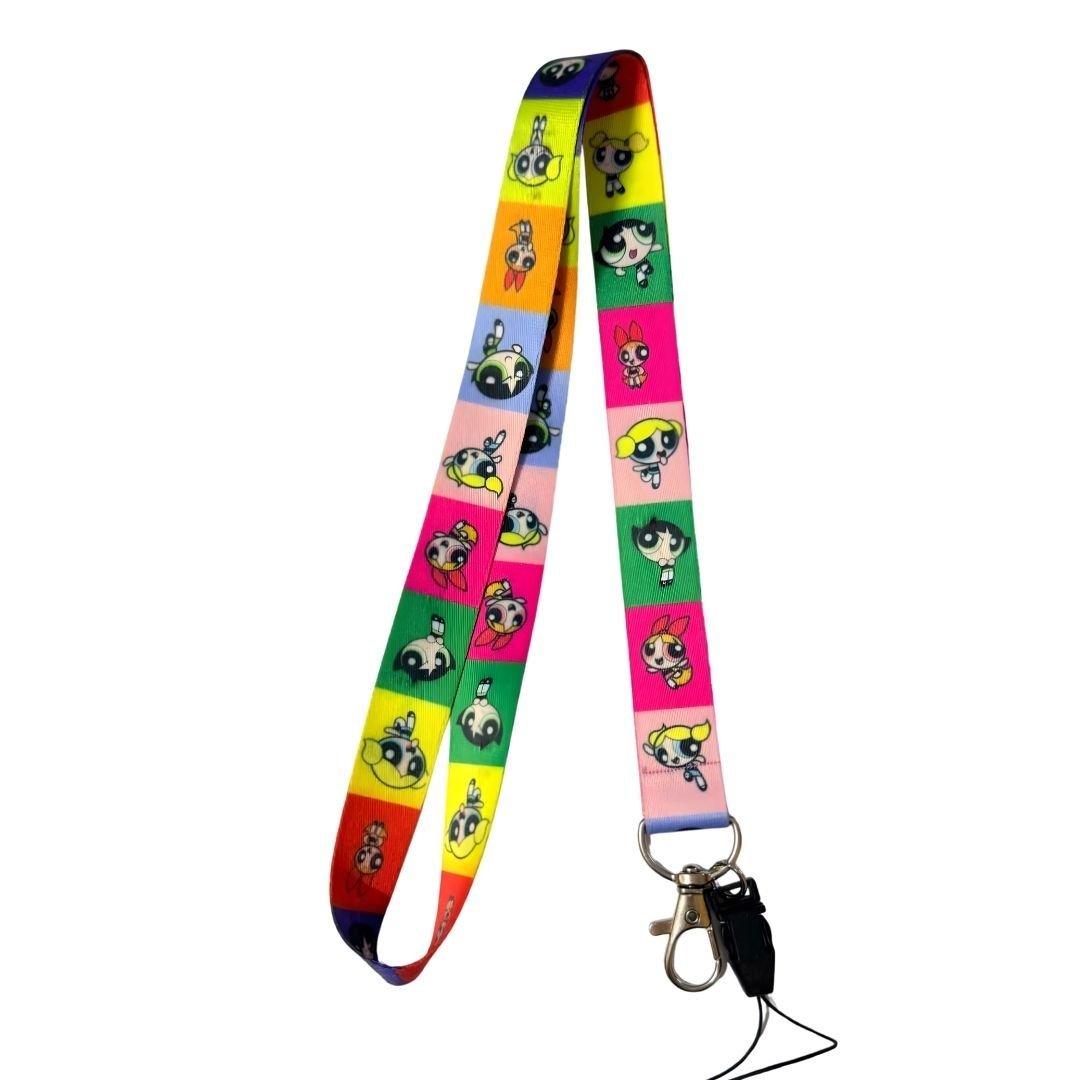 Rainbow Powerpuff Girls Boyun Askı İpi (b30)