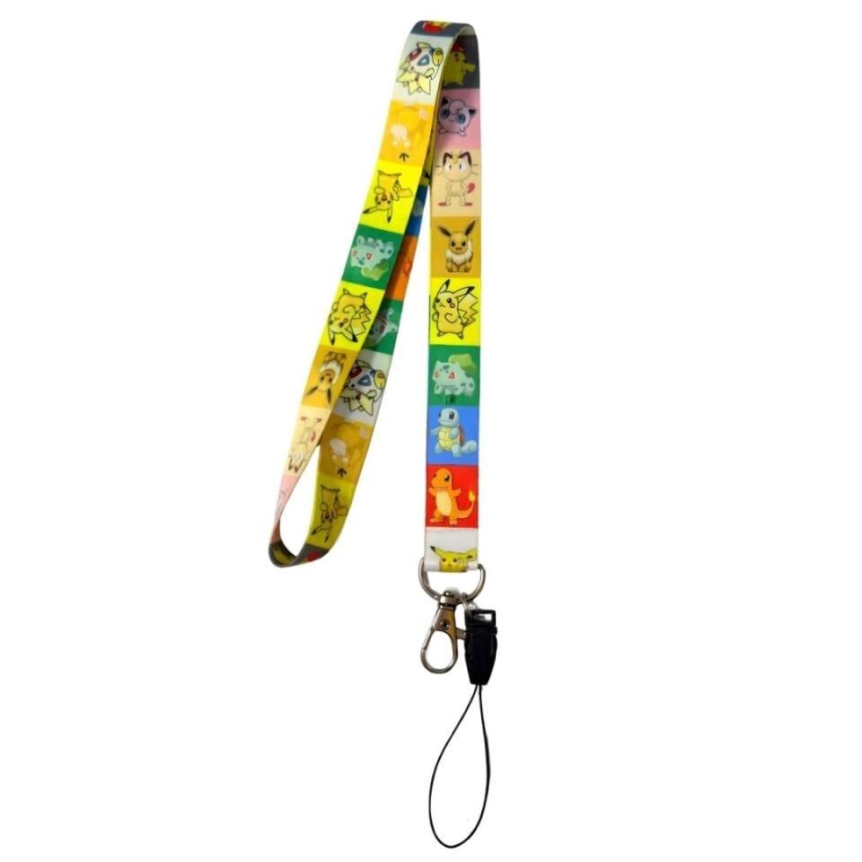 Rainbow Pikachu Boyun Askı İpi (b32)