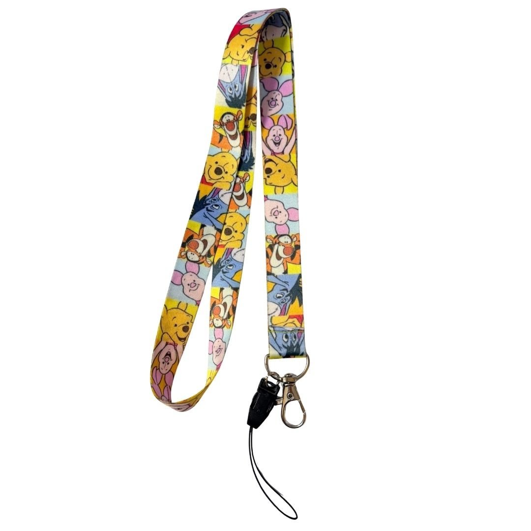 Winnie The Pooh - 4 Temalı Boyun Askı İpi (b38)