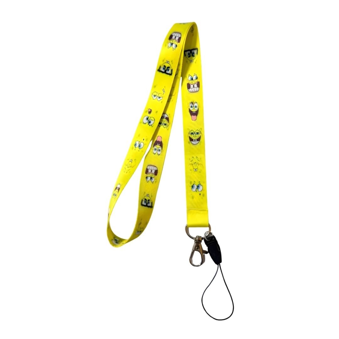 Süngerbob - 2 Temalı Boyun Askı İpi (b53)
